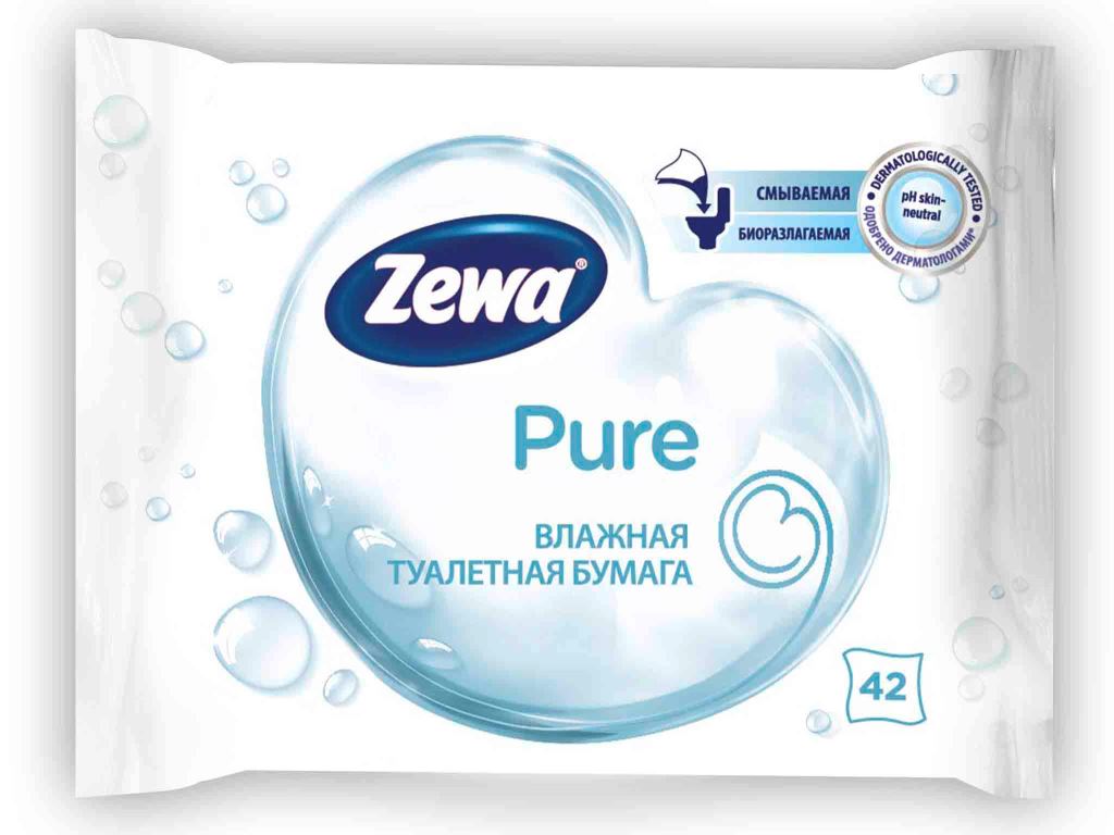 продажа Влажная туалетная бумага Zewa 