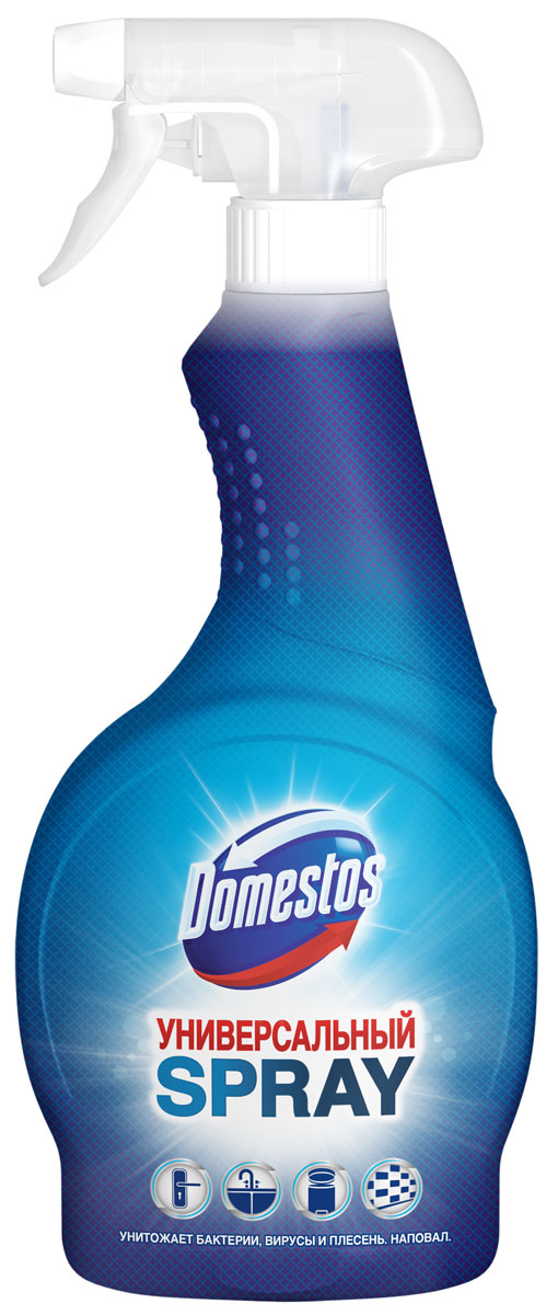 Универсальные чистящие. Domestos универсальное средство спрей 12х500мл. Domestos спрей универсальный 500 мл. Юнилевер Доместос спрей 500мл универсальный/12. Доместос ср-во универсальное 500 мл (спрей).