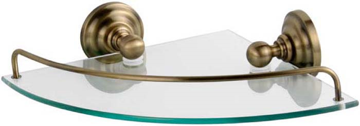 продажа Полка для ванной комнаты Fixsen Retro, угловая, цвет: бронза. FX-83803A купить в topshop - заказ и доставка в Москве и Санкт-Петербурге